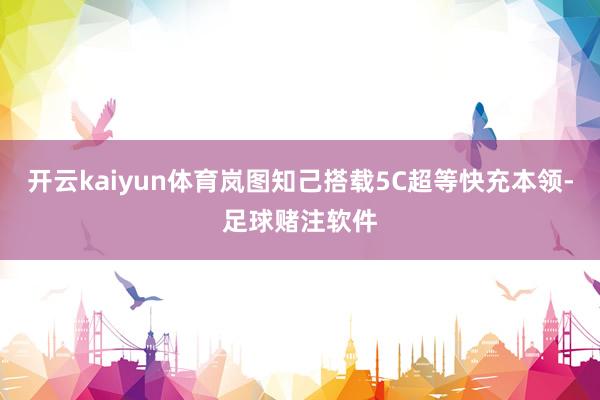 开云kaiyun体育岚图知己搭载5C超等快充本领-足球赌注软件