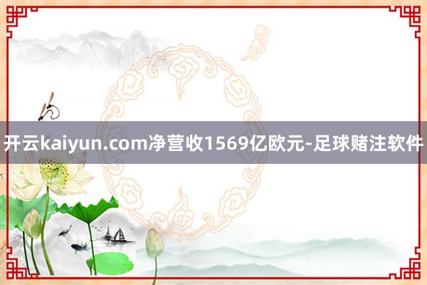 开云kaiyun.com净营收1569亿欧元-足球赌注软件